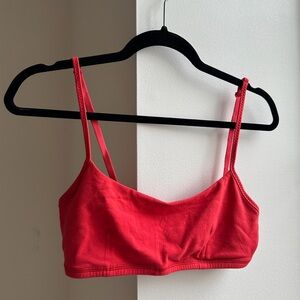 Lululemon straight strap bra red - size 8